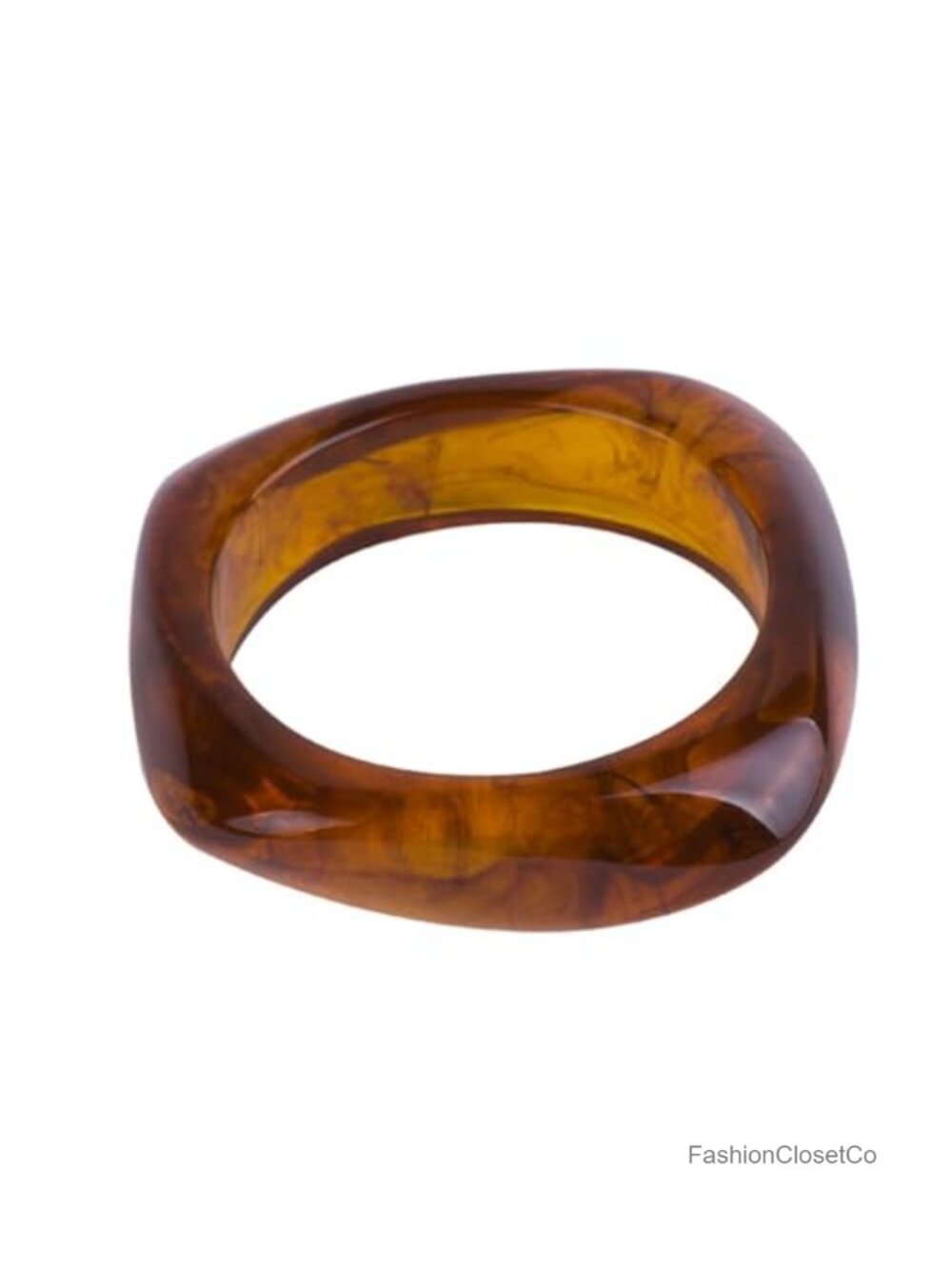 Acrylic Resin Bangle Bracelet Irregular Geometric Vintage Wide Cuff Jewelry